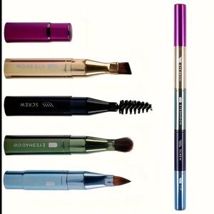 Multi-Color Makeup Brush Set